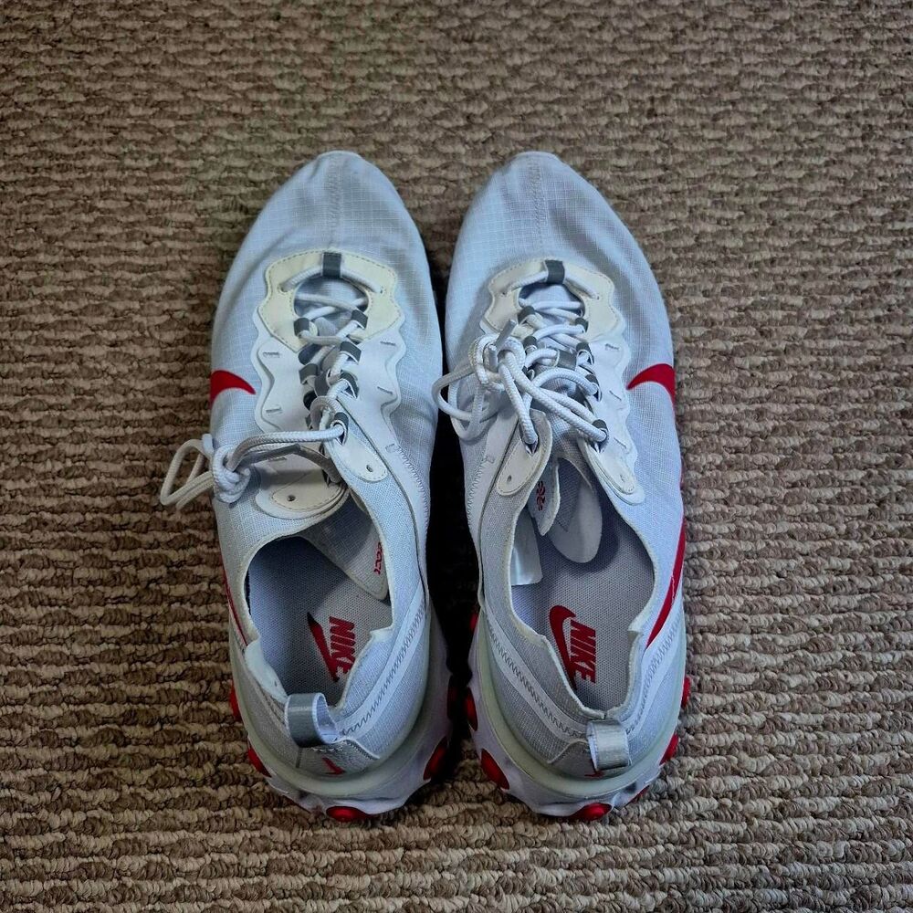 Nike React Element 55 White University Red - image 5